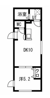 サンインキューブ池袋【104号室】の間取り