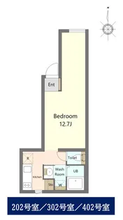 SPコート目白【202号室】の間取り
