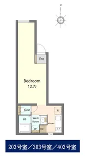 SPコート目白【203号室】の間取り