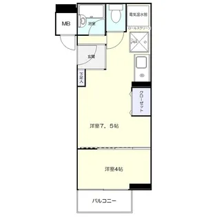 ライオンズマンション池袋【1109号室】の間取り