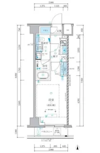 ベルシード池袋本町【202号室】の間取り