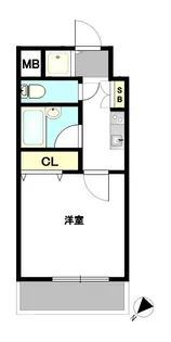 スパシエルクス池袋【3階】の間取り
