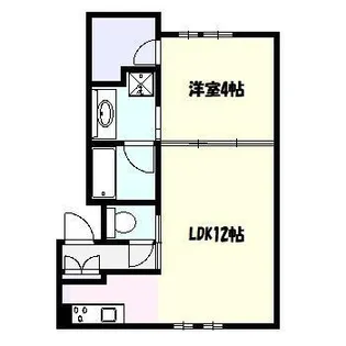 アリュイッテ椎名町【203号室】の間取り