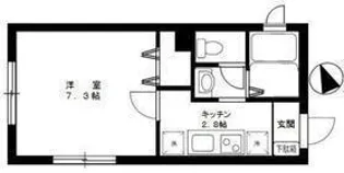 エミネンス千早【101号室】の間取り