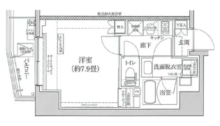 アイルグランディール池袋【1003号室】の間取り