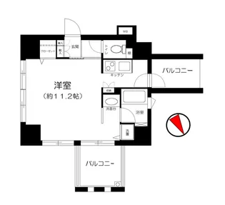 アクシア池袋【9階】の間取り