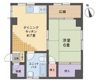 北池ハイツ【102号室】の間取り