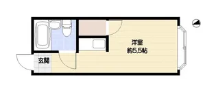 パレス池袋【107号室】の間取り