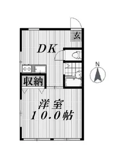 モナーク西池袋【301号室】の間取り
