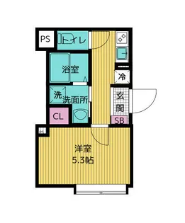 PRATIQUE西巣鴨CLAIR【103号室】の間取り