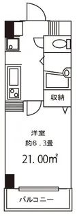 ドミール目白【416号室】の間取り