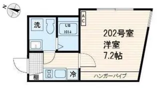 ファブリック千川レジデンス【202号室】の間取り