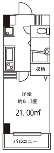 ドミール目白【607号室】の間取り