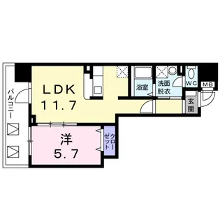 ルミナス【902号室】の間取り