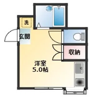 西池ガーデンハイツ【205号室】の間取り