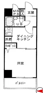 ライオンズマンション板橋中丸町【503号室】の間取り