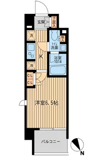 BLESS上池袋【0111号室】の間取り