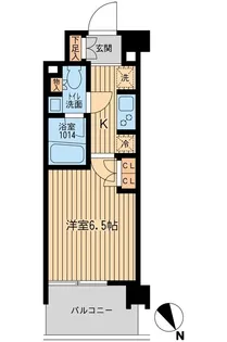 BLESS上池袋【0524号室】の間取り