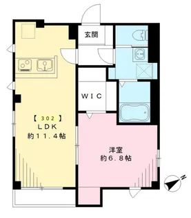 ラシーネ【302号室】の間取り