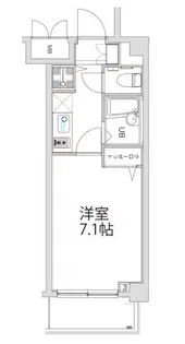 VERONA池袋本町LUSSO【213号室】の間取り