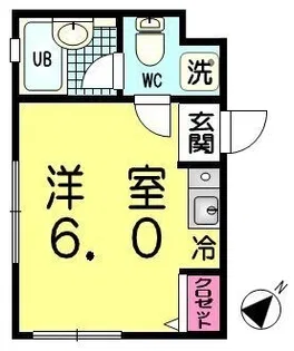 エフォート西池袋【201号室】の間取り