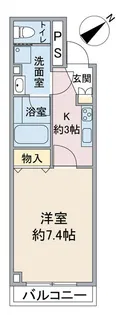 エクスバルKY【301号室】の間取り