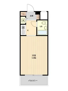 ジョイフル池袋要町【0204号室】の間取り