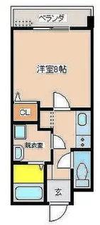 アネシス池田【203号室】の間取り