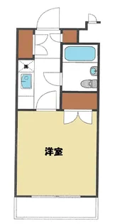 シルク宮崎台【105号室】の間取り