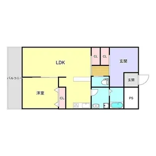 ファミリーコーポ今福【538号室】の間取り