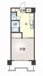 アルファマンション【205号室】の間取り
