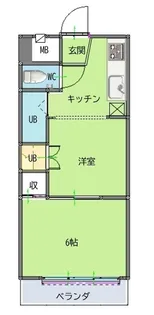 アルファマンション【206号室】の間取り