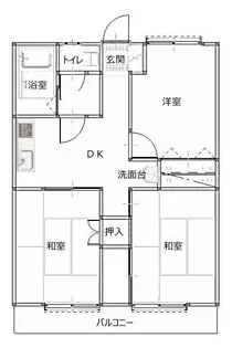 インペリアルオザワ【102号室】の間取り