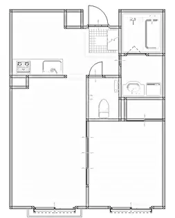 ライトハウス五反田【109号室】の間取り