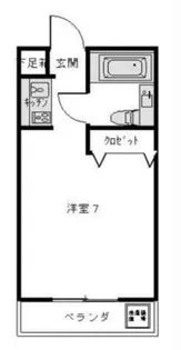 チャイルドライクエンプレス【105号室】の間取り