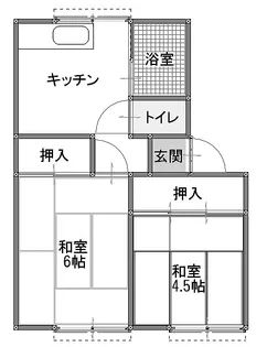 ファミール似和貴【7号室】の間取り