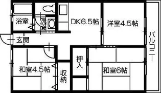 ハイム貴【101号室】の間取り