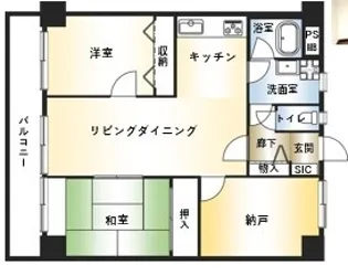 ファミール押上【402号室】の間取り