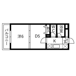 ロイヤルアネックス連坊【602号室】の間取り