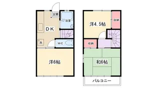 サニーハイツ【1階】の間取り