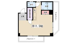 サンハイツ上溝【305号室】の間取り