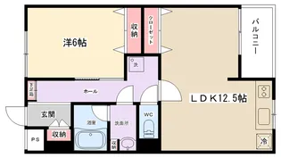 シティハウスジュライ【206号室】の間取り
