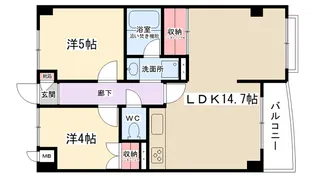 アネックス相模台【204号室】の間取り