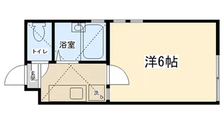 クレールメゾン【201号室】の間取り