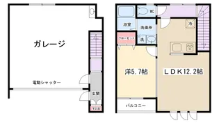 コレッツィオーネ【E号室】の間取り