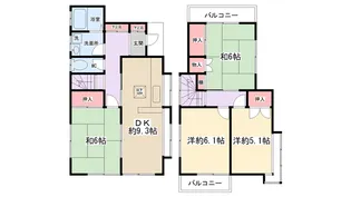 神奈川県相模原市南区大野台7【一戸建】の間取り
