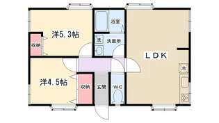 メゾンストレチア【2階】の間取り