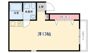 エアフォルク【302号室】の間取り
