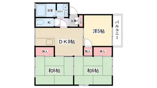 シティパル古淵【2階】の間取り