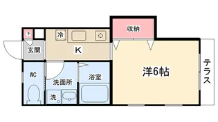 ビクトリア【1階】の間取り